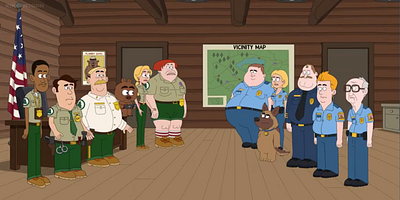 Cartel de Paradise PD Meets Brickleberry