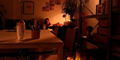 Cartel de Viaje alrededor de mi piso