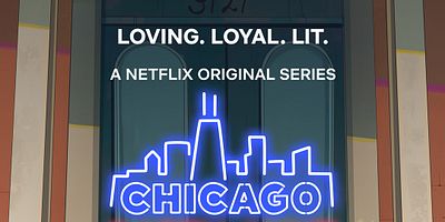 Cartel de Chicago Party Aunt