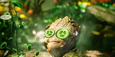 Cartel de Groot's First Steps