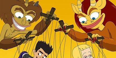 Cartel de Big Mouth va al instituto (dentro de nueve episodios)