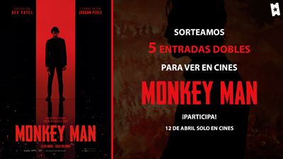 Disfruta de 'Monkey Man' en la gran pantalla: Sorteamos 5 entradas para ver en el cine el debut como director del actor Dev Patel