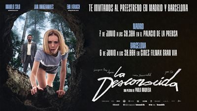 ¿Quieres ir al preestreno en Madrid y Barcelona de 'La desconocida', el nuevo thriller protagonizado por Manolo Solo?