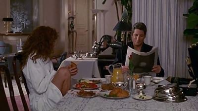 ¿Te habías dado cuenta de que el desayuno de Julia Roberts en 'Pretty woman' cambia de un plano a otro?