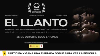 Disfruta de 'El llanto' en pantalla grande: sorteamos 5 entradas dobles para ver en cines la película protagonizada por Esther Expósito