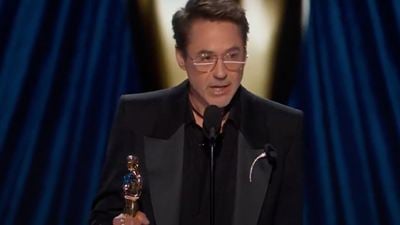 "Me gustaría darle las gracias a mi terrible infancia": Robert Downey Jr. gana su primer Oscar y recuerda su pasado en la cárcel