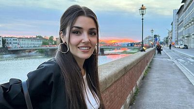 El espectacular tour por el sur de Europa de Hande Erçel con su novio en sus primeras vacaciones