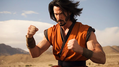 La IA imagina a Keanu Reeves como Goku y parece destinado al universo 'Dragon Ball' noticias imagen