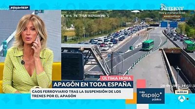 Llamadas personales y cortes de luz en pleno directo: así se vivió el apagón en los programas de televisión noticias imagen