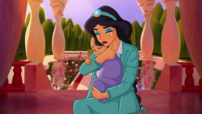 No todo es fantasía: Estas ilustraciones muestran a las princesas Disney en una maternidad real