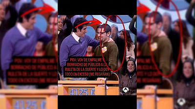 En 2010, trabajaba como público en concursos y tuvo que ir "de empalme" a la grabación de 'La ruleta de la suerte': su actuación se ha hecho viral noticias imagen