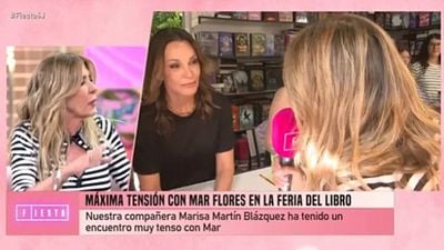 "Te he dicho que no se graba": El "incómodo" y tenso momento que vivió un equipo de 'Fiesta' en la firma de libros de Mar Flores noticias imagen