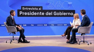 616.000 espectadores de media vieron la entrevista de Pedro Sánchez en 'Mañaneros 360' noticias imagen