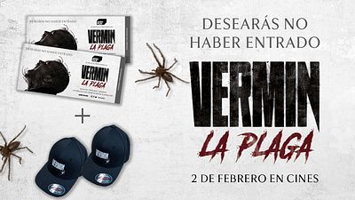 Sorteamos 2 packs de 'Vermin: La plaga' para celebrar su estreno en cines: consigue una entrada doble y un par de gorras noticias imagen