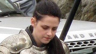 Kristen Stewart en el rodaje de 'Snow White and the Huntsman'