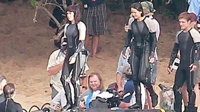 'Los juegos del hambre 2': Katniss comiendo pescado crudo y nuevas fotos del rodaje