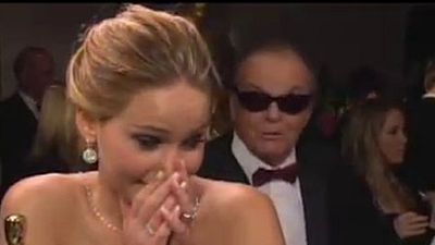 ¡El día que Jennifer Lawrence conoció a Jack Nicholson!  noticias imagen