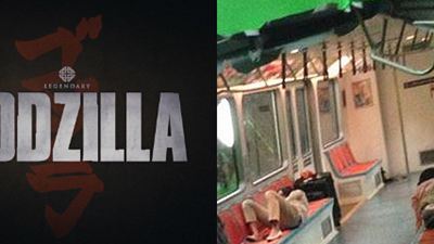 ¡El nuevo 'Godzilla' destruye un vagón de metro!
