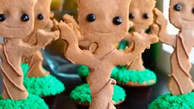 'Guardianes de la galaxia': Aprende cómo hacer cupcakes de 'baby' Groot