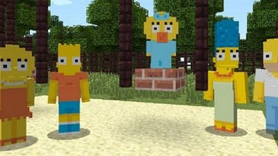 'Los Simpson' tendrán su versión Minecraft en el videojuego de Microsoft noticias imagen