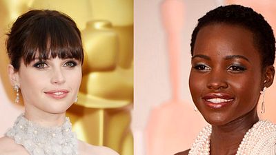 Felicity Jones y Lupita Nyong'o hablan de 'Star Wars' en la alfombra roja de los Oscars noticias imagen