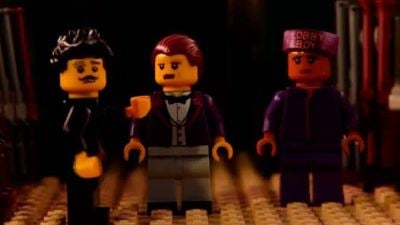 Un fan recrea una escena de 'El Gran Hotel Budapest' con piezas Lego