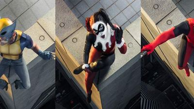 Superhéroes fotografiados desde rascacielos