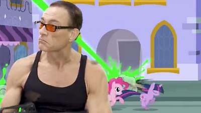 Jean-Claude Van Damme conoce a ‘My Little Pony’ noticias imagen