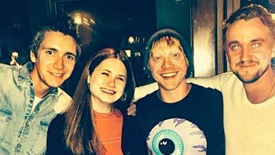 'Harry Potter': Tom Felton (Draco) se reúne con Ron, Ginny y Fred en Instagram