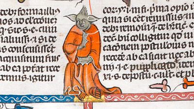 'Star Wars': ¿Es Yoda el que aparece en este manuscrito medieval? noticias imagen