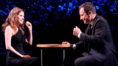 'Dando la nota: Aún más alto': Anna Kendrick juega a la ruleta rusa con huevos con Jimmy Fallon noticias imagen