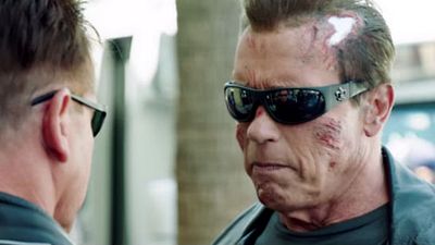 'Terminator: Génesis': Arnold Schwarzenegger se hace pasar por una figura de cera para asustar a los fans noticias imagen