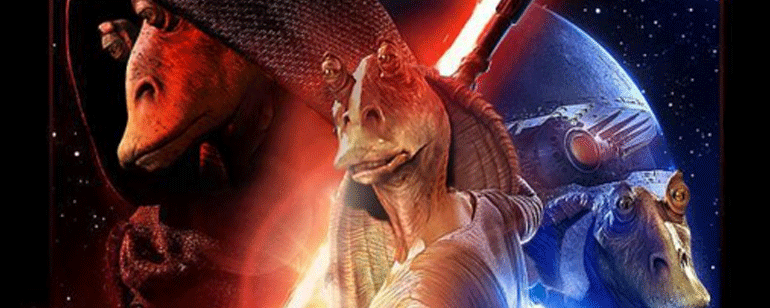 Póster parodia de 'Star Wars: El despertar de la Fuerza' con Jar Jar Binks como protagonista noticias imagen