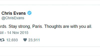 Los actores rinden homenaje en sus redes sociales a París tras los ataques noticias imagen