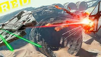 'Star Wars: El despertar de la Fuerza': Nueva imagen con el Halcón Milenario Vs. cazas estelares noticias imagen