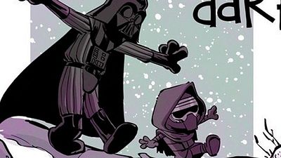 Mira las ilustraciones de 'Star Wars: El despertar de la Fuerza' a lo 'Calvin y Hobbes' noticias imagen