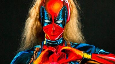 'Deadpool': Esta maquilladora se transforma en el mutante solo con 'body painting'