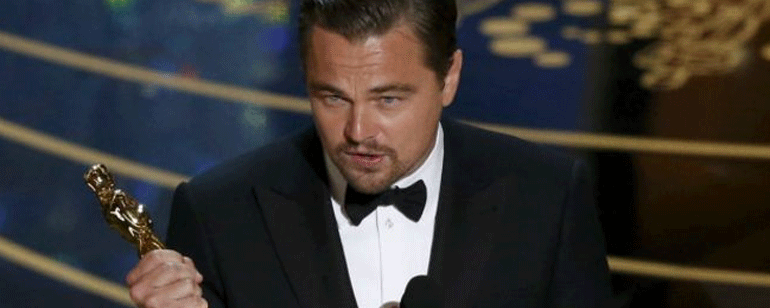 La victoria de Leonardo DiCaprio en los Oscar generó 440.000 tuits por minuto noticias imagen