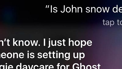 'Juego de Tronos': ¿Qué dice Siri cuando se le pregunta por el destino de Jon Nieve? noticias imagen