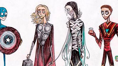 'Los Vengadores': Así serían los superhéroes en el universo de Tim Burton noticias imagen
