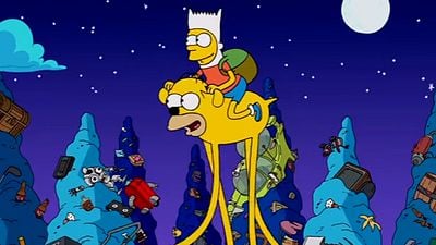 'Los Simpson' homenajean a 'Hora de Aventuras' en su nueva intro noticias imagen