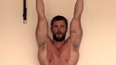 'Thor: Ragnarok': Chris Hemsworth enseña cómo se ha puesto en forma para la película con este vídeo