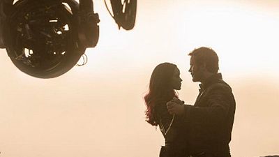 'Guardianes de la Galaxia Vol. 2': Star-Lord y Gamora bailan juntos en la nueva imagen detrás de las cámaras noticias imagen