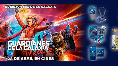 ¡SORTEAMOS 3 PACKS DE REGALOS DE ‘GUARDIANES DE LA GALAXIA’!