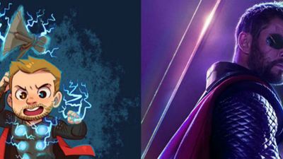 'Vengadores: Infinity War': Los héroes de Marvel vs. sus adorables ilustraciones animadas