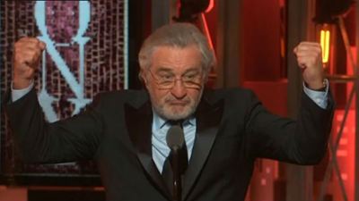Robert De Niro insulta a Trump en la gala de los Premios Tony