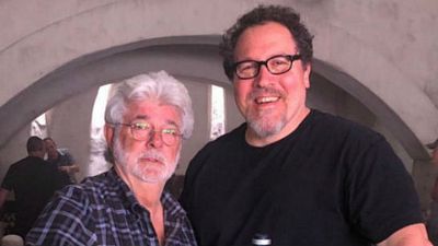 George Lucas visita el set de la serie de acción real de 'Star Wars' noticias imagen