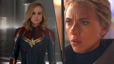 Scarlett Johansson y Brie Larson presumen de 'guanteletes del infinito' en la 'premiere' de 'Vengadores 4: Endgame' noticias imagen
