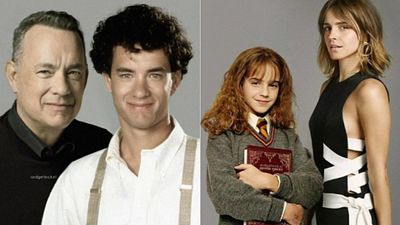 Actores y actrices posan junto a sus versiones jóvenes en esta publicación de Instagram noticias imagen