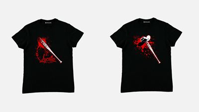 Lucille, el bate de Negan en 'The Walking Dead', protagonista de las nuevas camisetas de SensaCine